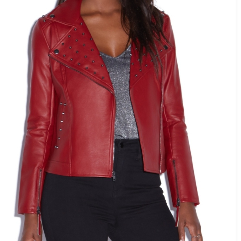 Brand new Embellished Biker Jacket